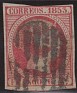Spain 1853 Isabel II 6 Cu. Rosa Edifil 17. esp 17 3. Subida por susofe